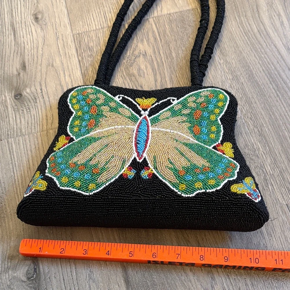 Y2K Beaded Butterfly Handbag - Picture 4 of 15